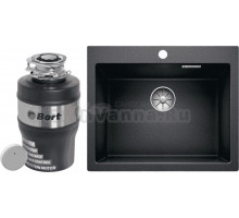 Комплект Мойка Blanco Pleon 6 антрацит + Измельчитель Bort Alligator Mega