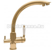 Смеситель для кухни Florentina Шале FL золото