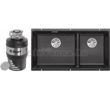 Комплект Мойка Blanco Subline 480/320-U антрацит + Измельчитель Bort Alligator Mega