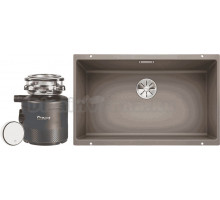 Комплект Мойка Blanco Subline 700-U серый беж + Измельчитель Bort Alligator X