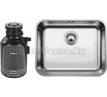 Комплект Мойка Blanco Supra 500-U + Измельчитель Bort Alligator 93410754