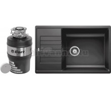 Комплект Мойка Blanco Zia XL 6S Compact 523273 антрацит + Измельчитель Bort Alligator Mega