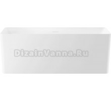 Акриловая ванна Wellsee Pure BY Wellsee 165x75 см, отдельностоящая, белая, на ножках, с донным клапаном