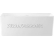 Акриловая ванна Wellsee Pure BY Wellsee 165x75 см, отдельностоящая, белая, на ножках, с донным клапаном, фурнитура белая