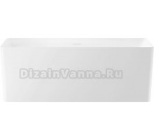 Акриловая ванна Wellsee Pure BY Wellsee 165x75 см, отдельностоящая, белая, на ножках, с донным клапаном, фурнитура золото