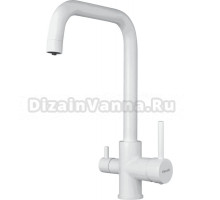 Смеситель для кухни Shevanik S228C белый
