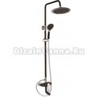 Душевая стойка Shevanik S9836H черный, хром