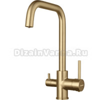 Смеситель для кухни Shevanik S228G золотой сатин