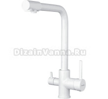 Смеситель для кухни Shevanik S328C белый