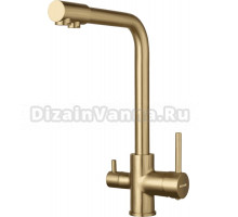 Смеситель для кухни Shevanik S328G золотой сатин