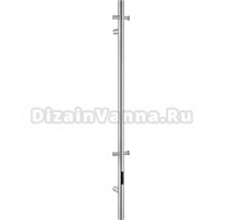 Полотенцесушитель электрический Boheme Uno 726-CR 150x12, chrome