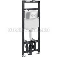 Система инсталляции для унитазов Wasserkraft Alme 15TLT.010.ME.BN01 с кнопкой смыва никель