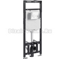 Система инсталляции для унитазов Wasserkraft Alme 15TLT.010.ME.CH01 с кнопкой смыва хром