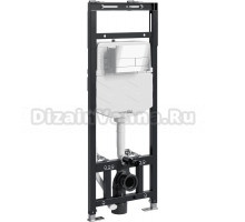 Система инсталляции для унитазов Wasserkraft Alme 15TLT.010.ME.CH04 с кнопкой смыва хром