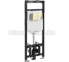 Система инсталляции для унитазов Wasserkraft Alme 15TLT.010.ME.PG02 с кнопкой смыва золото