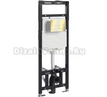 Система инсталляции для унитазов Wasserkraft Alme 15TLT.010.ME.PG04 с кнопкой смыва золото