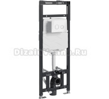 Система инсталляции для унитазов Wasserkraft Alme 15TLT.010.ME.WH01 с кнопкой смыва белой