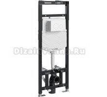 Система инсталляции для унитазов Wasserkraft Alme 15TLT.010.ME.WM02 с кнопкой смыва матовой белой