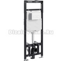 Система инсталляции для унитазов Wasserkraft Alme 15TLT.010.ME.WM03 с кнопкой смыва матовой белой