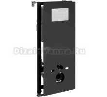 Система инсталляции для унитазов Wasserkraft Abens 20TLT.010.ME.BL.WH03 с кнопкой смыва белой