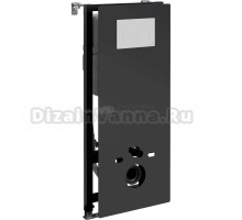 Система инсталляции для унитазов Wasserkraft Abens 20TLT.010.ME.BL.WM03 с кнопкой смыва матовой белой