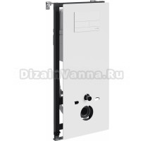 Система инсталляции для унитазов Wasserkraft Abens 20TLT.010.ME.WH.WM04 с кнопкой смыва матовой белой