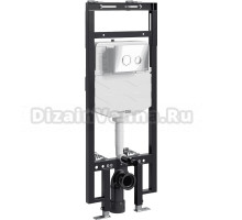 Система инсталляции для унитазов Wasserkraft Dinkel 58TLT.010.ME.CH01 с кнопкой смыва хром