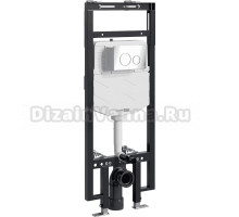 Система инсталляции для унитазов Wasserkraft Dinkel 58TLT.010.ME.CH02 с кнопкой смыва хром