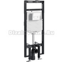 Система инсталляции для унитазов Wasserkraft Dinkel 58TLT.010.ME.CH03 с кнопкой смыва хром