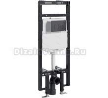 Система инсталляции для унитазов Wasserkraft Dinkel 58TLT.010.ME.MB02 с кнопкой смыва матовой черной