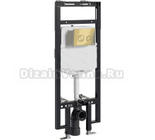 Система инсталляции для унитазов Wasserkraft Dinkel 58TLT.010.ME.MG01 с кнопкой смыва матовое золото