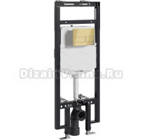Система инсталляции для унитазов Wasserkraft Dinkel 58TLT.010.ME.MG04 с кнопкой смыва матовое золото