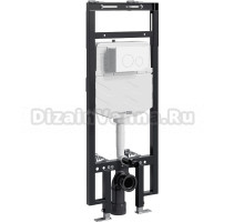 Система инсталляции для унитазов Wasserkraft Dinkel 58TLT.010.ME.WH02 с кнопкой смыва белой