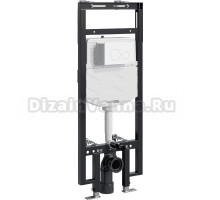 Система инсталляции для унитазов Wasserkraft Dinkel 58TLT.010.ME.WM02 с кнопкой смыва матовой белой