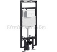 Система инсталляции для унитазов Wasserkraft Dinkel 58TLT.010.ME.WM03 с кнопкой смыва матовой белой