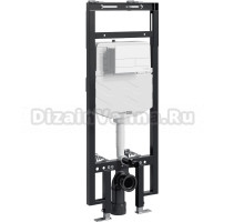 Система инсталляции для унитазов Wasserkraft Dinkel 58TLT.010.ME.WM04 с кнопкой смыва матовой белой