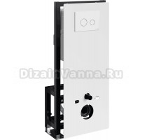 Система инсталляции для унитазов Wasserkraft Glan 66TLT.010.ME.WH.WH01 с кнопкой смыва белой