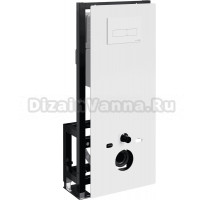 Система инсталляции для унитазов Wasserkraft Glan 66TLT.010.ME.WH.WM03 с кнопкой смыва матовой белой