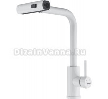 Смеситель для кухни Shevanik S263C белый