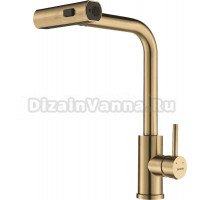 Смеситель для кухни Shevanik S263G золотой сатин