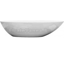 Акриловая ванна Jaquar Eggy 170x85 см, отдельностоящая, белая, овальная, на ножках, со сливом-переливом