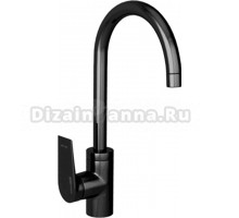 Смеситель для кухни Wasserkraft Glan 6607 + Дозатор для кухонной мойки Wasserkraft K-8099BLACK с емкостью для губки
