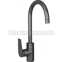Смеситель для кухни Wasserkraft Wiese 8407 + Дозатор для кухонной мойки Wasserkraft K-8499BLACK с емкостью для губки