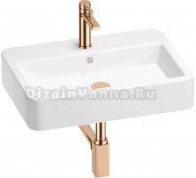 Комплект Wellsee Halcyon 201002819 белый глянцевый, розовое золото, 4 в 1