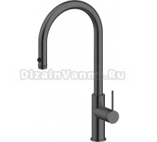 Смеситель для кухни Paulmark Galant Ga213077-GM вороненая сталь