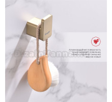 Крючок Raglo R301.05.03 золотой сатин