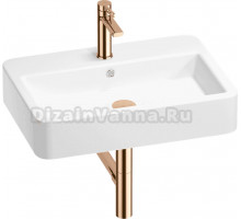 Комплект Wellsee Halcyon 201002829 белый глянцевый, розовое золото, 4 в 1