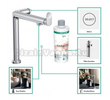 Смеситель для кухни Hansgrohe Aqittura M91 76804000 хром