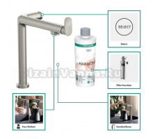 Смеситель для кухни Hansgrohe Aqittura M91 76804800 сталь