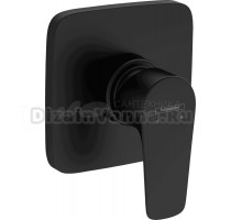 Встраиваемый смеситель для душа и ванны Hansgrohe Talis E 71764670 черный матовый